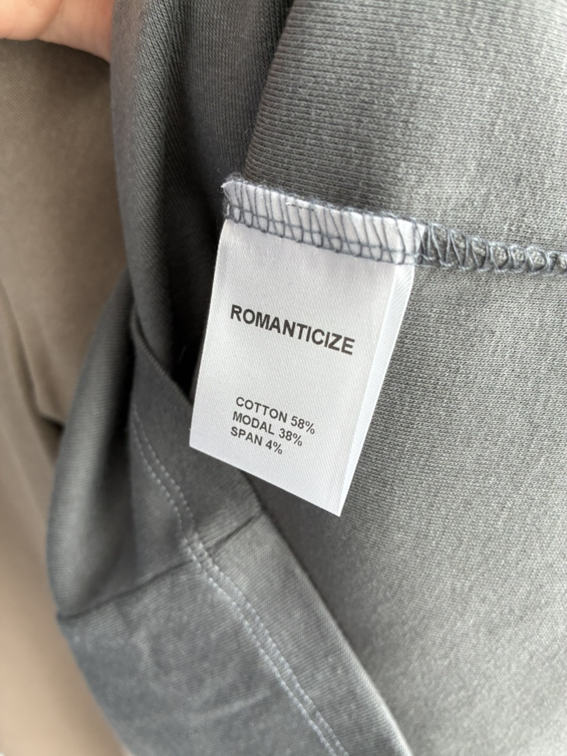 ROMANTICIZE韓國直郵實拍女裝新品26春夏人氣T恤莫代爾修身ROMANTICIZET恤