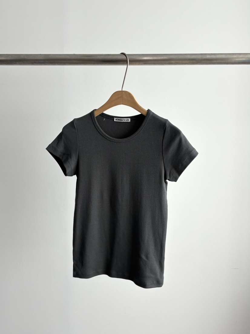 ROMANTICIZE韓國直郵實拍女裝新品26春夏人氣T恤莫代爾修身ROMANTICIZET恤圖色2