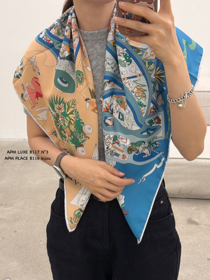 N3韓國代購女士新品人氣時尚熱賣職業推薦26春夏圍巾披肩雙面N3圍巾/披肩