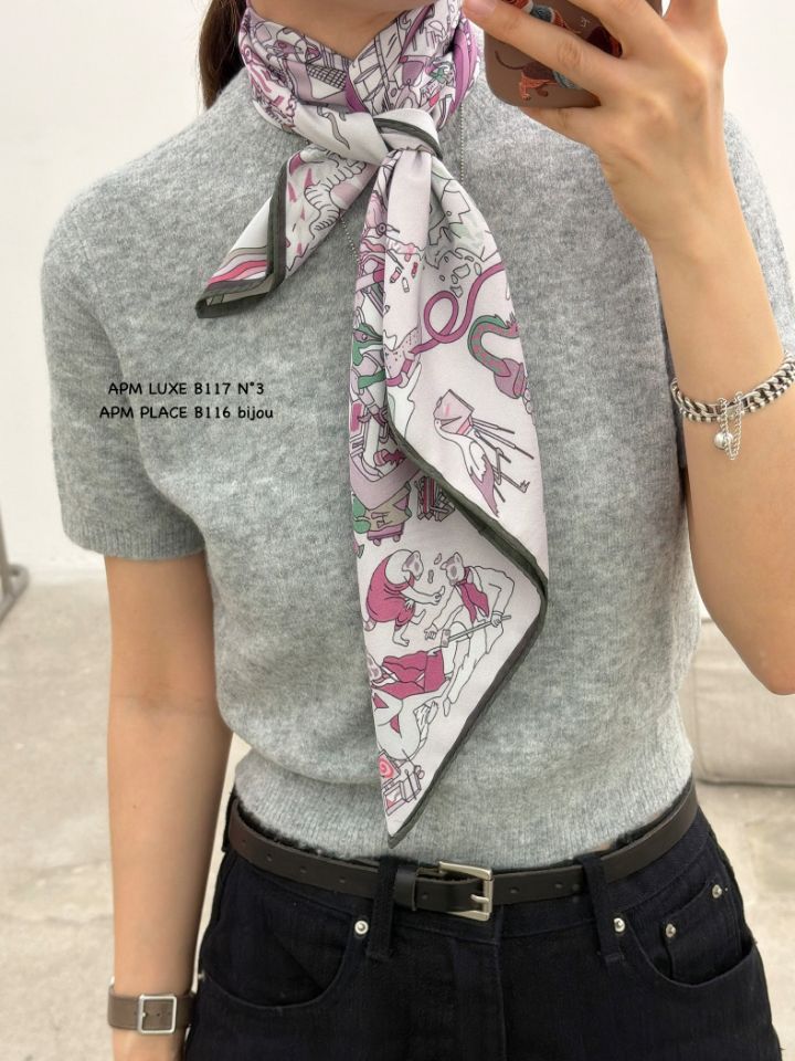 N3韓國代購女士新品人氣時尚熱賣職業推薦26春夏圍巾披肩雙面N3圍巾/披肩