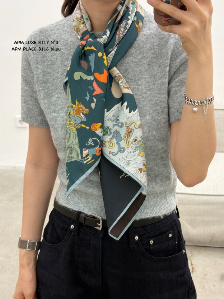 N3韓國代購女士新品人氣時尚熱賣職業推薦26春夏圍巾披肩雙面N3圍巾/披肩