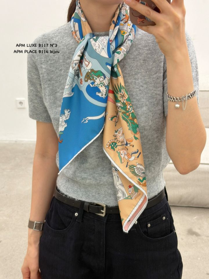 N3韓國代購女士新品人氣時尚熱賣職業推薦26春夏圍巾披肩雙面N3圍巾/披肩