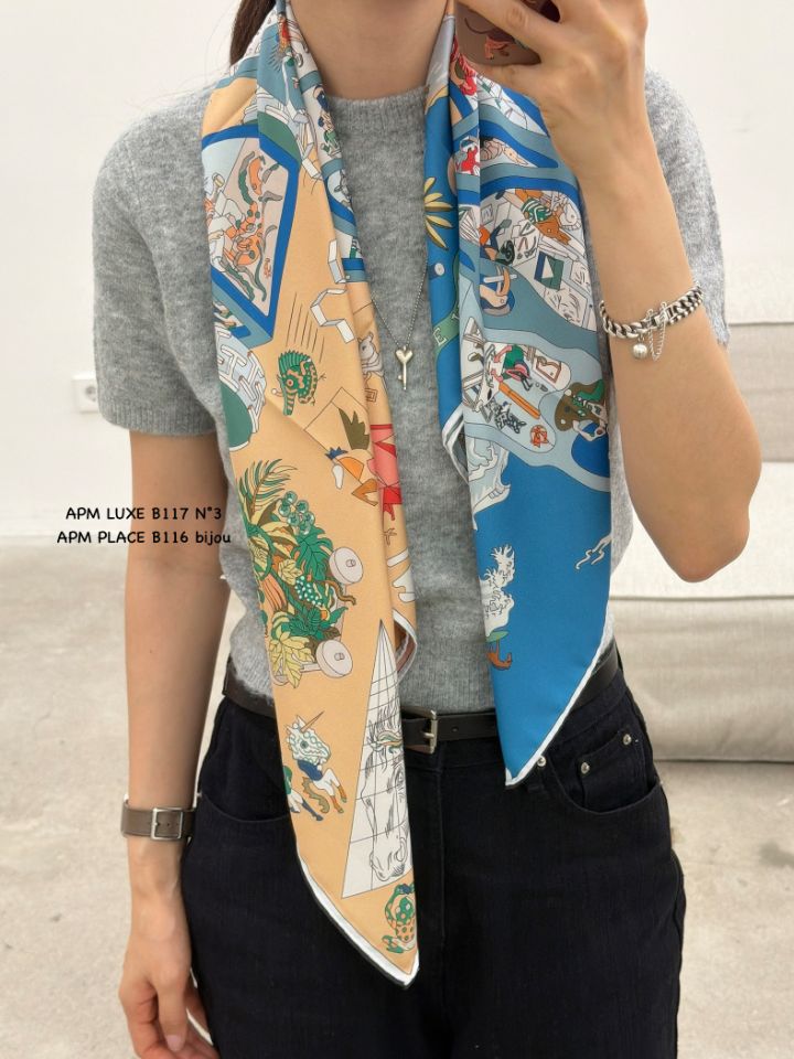 N3韓國代購女士新品人氣時尚熱賣職業推薦26春夏圍巾披肩雙面N3圍巾/披肩