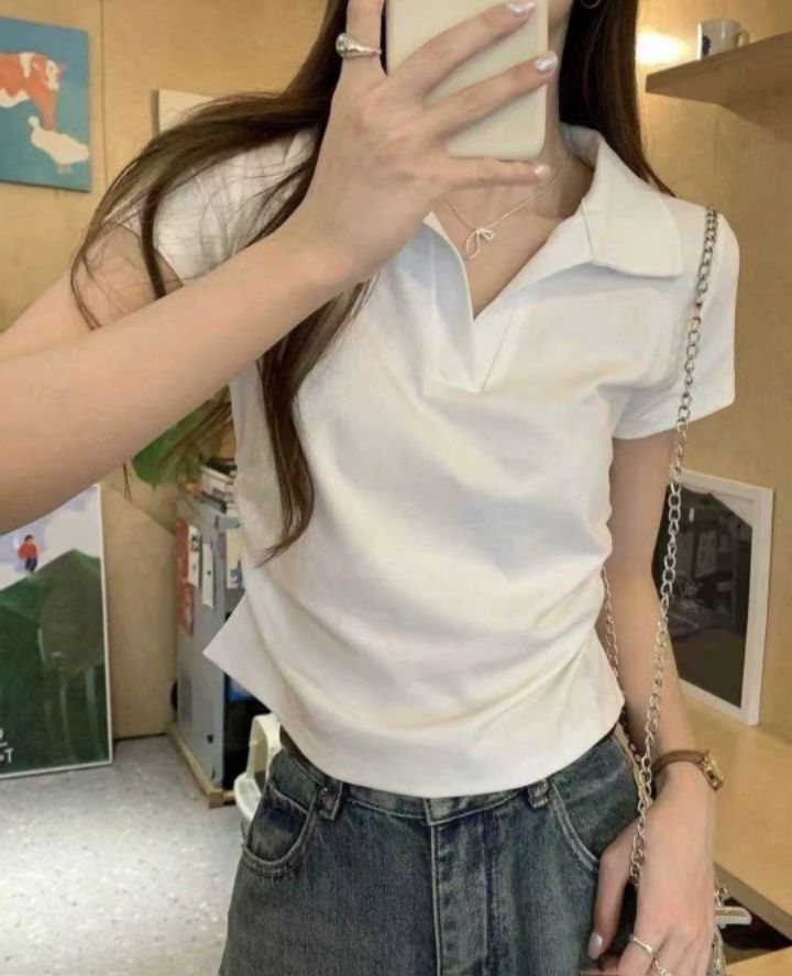 BOBBIE DOLL韓國直郵實拍女士新品人氣職業休閑推薦熱賣T恤BOBBIE DOLLT恤