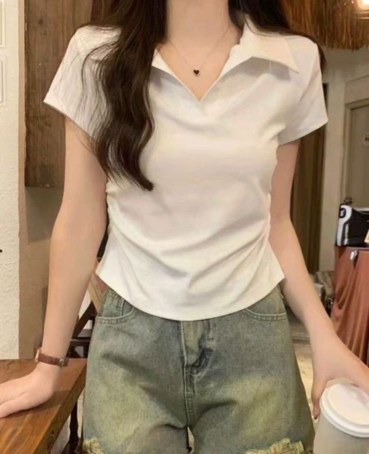 BOBBIE DOLL韓國直郵實拍女士新品人氣職業休閑推薦熱賣T恤BOBBIE DOLLT恤圖色2