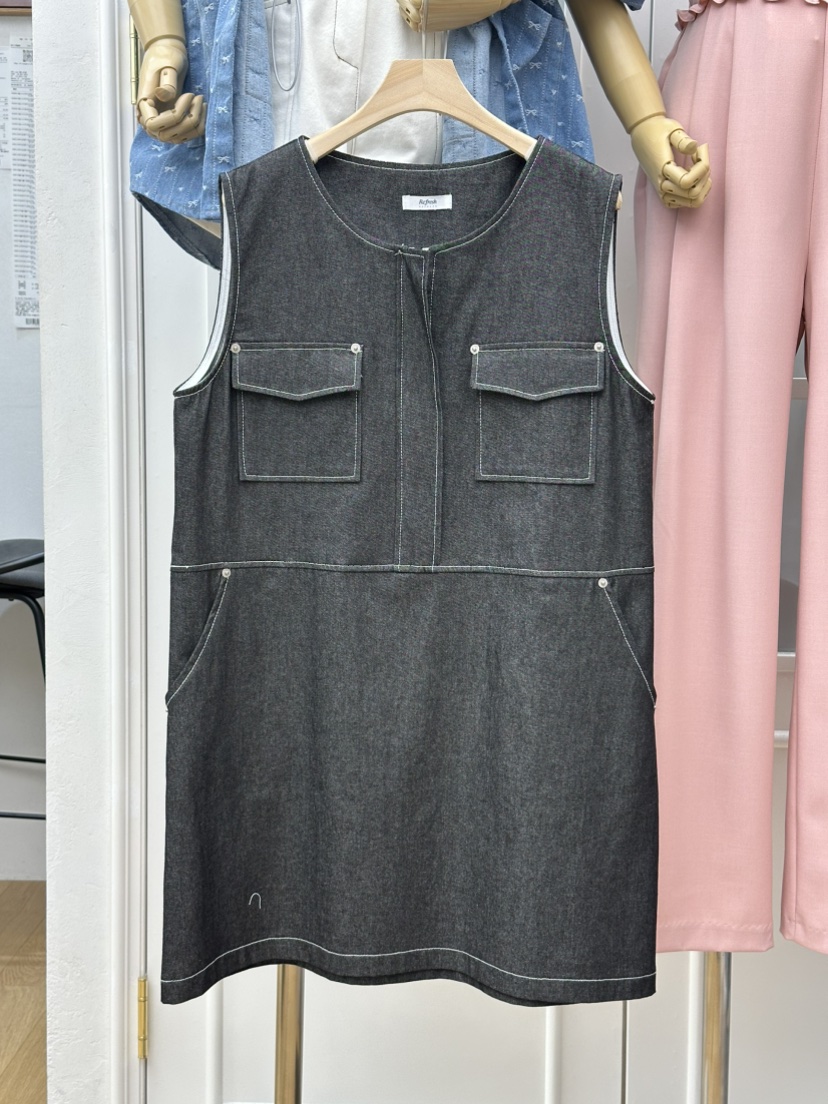 RE:FRESH-L韓國東大門代購女士新品時尚人氣26春夏連衣裙RE:FRESH連衣裙圖色2