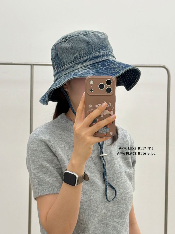 N3韓國東大門代購女裝新款時尚休閑26春夏職業帽子漁夫帽N3帽子