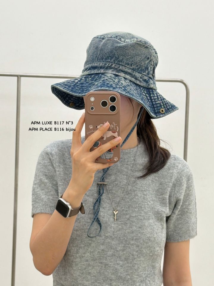 N3韓國東大門代購女裝新款時尚休閑26春夏職業帽子漁夫帽N3帽子