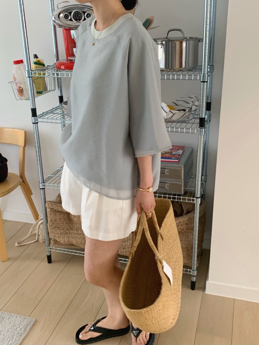 COBALT BLUE韓國直郵女裝新款熱賣職業26春夏休閑時尚T恤COBALT BLUET恤