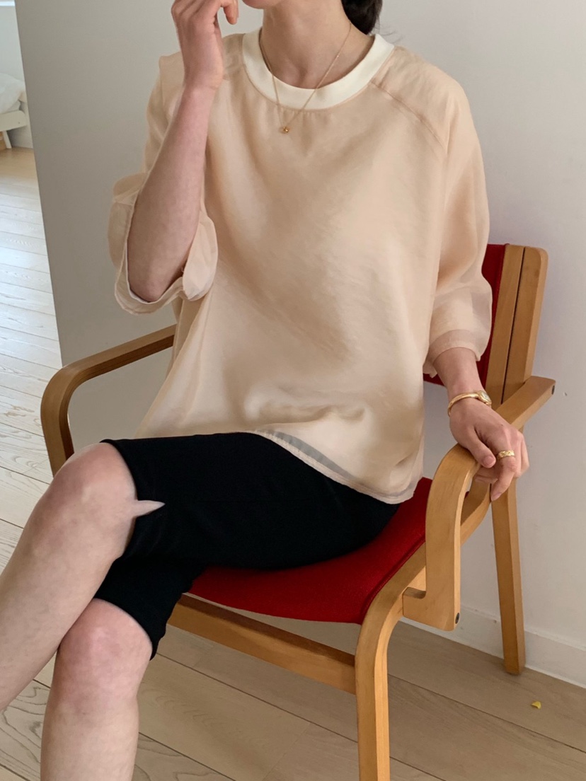 COBALT BLUE韓國直郵女裝新款熱賣職業26春夏休閑時尚T恤COBALT BLUET恤圖色3