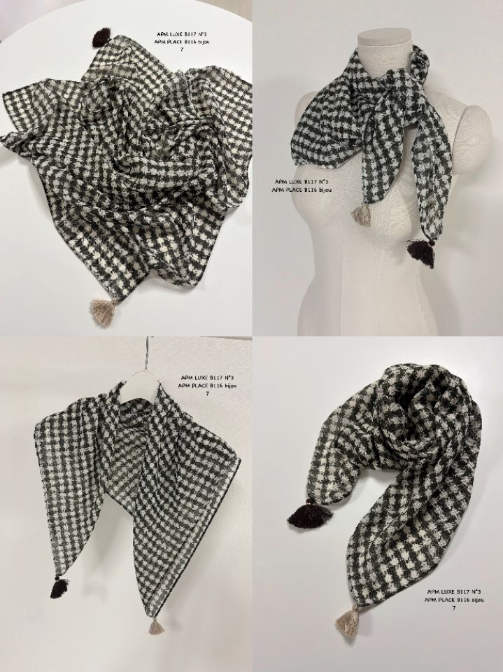 N3韓國東大門代購女士新品26春夏休閑職業時尚人氣圍巾披肩N3圍巾/披肩