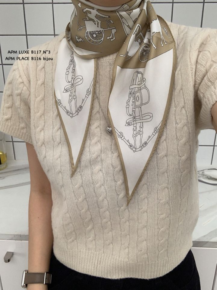 N3韓國直郵實拍女裝新品職業時尚人氣推薦熱賣圍巾披肩絲綢N3圍巾/披肩