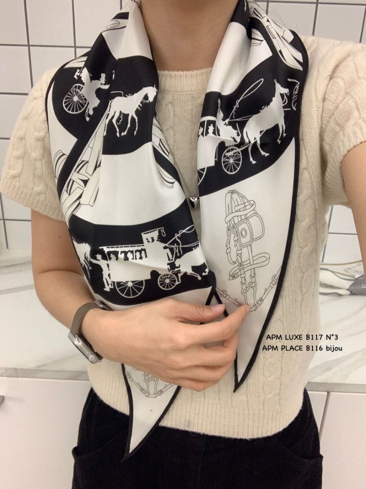 N3韓國直郵實拍女裝新品職業時尚人氣推薦熱賣圍巾披肩絲綢N3圍巾/披肩