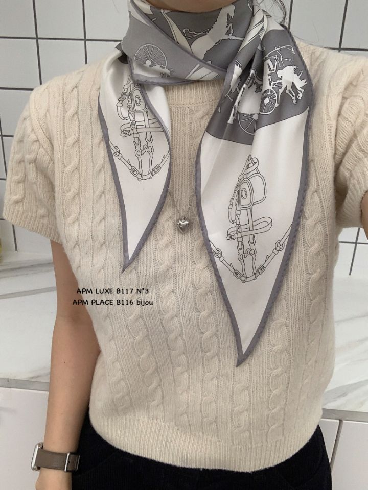 N3韓國直郵實拍女裝新品職業時尚人氣推薦熱賣圍巾披肩絲綢N3圍巾/披肩