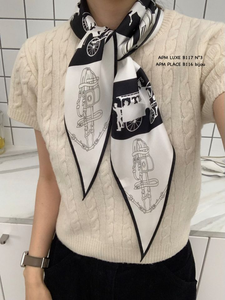 N3韓國直郵實拍女裝新品職業時尚人氣推薦熱賣圍巾披肩絲綢N3圍巾/披肩