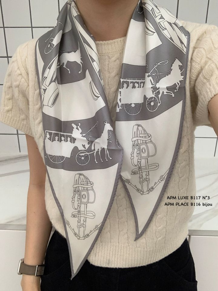 N3韓國直郵實拍女裝新品職業時尚人氣推薦熱賣圍巾披肩絲綢N3圍巾/披肩