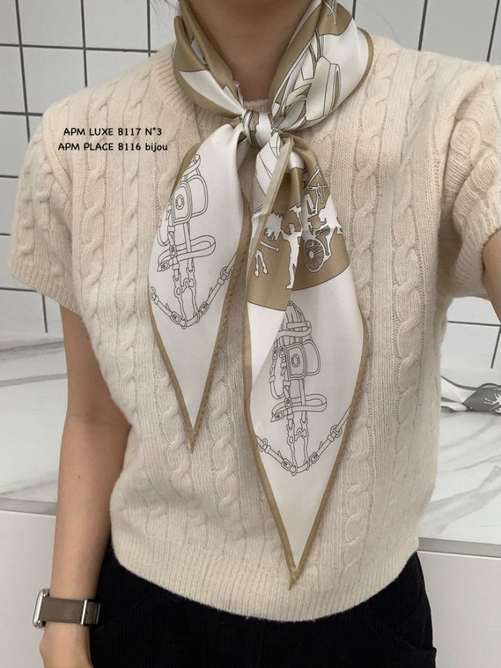 N3韓國直郵實拍女裝新品職業時尚人氣推薦熱賣圍巾披肩絲綢N3圍巾/披肩