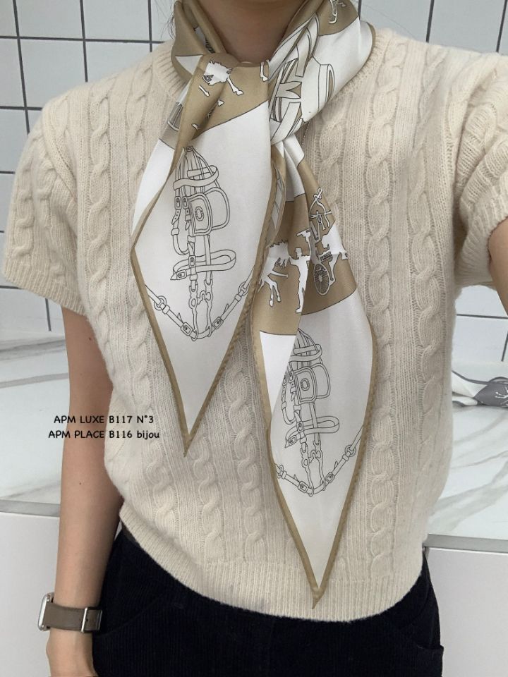 N3韓國直郵實拍女裝新品職業時尚人氣推薦熱賣圍巾披肩絲綢N3圍巾/披肩