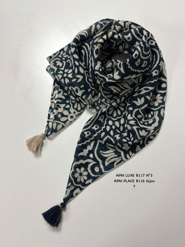 N3韓國直郵實拍女裝新款人氣職業時尚熱賣26春夏圍巾披肩流蘇N3圍巾/披肩