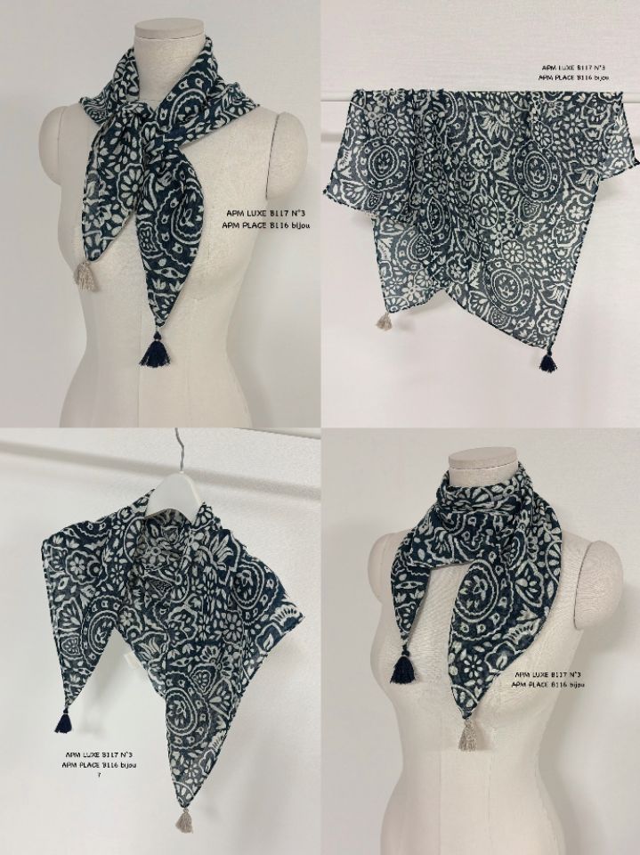 N3韓國直郵實拍女裝新款人氣職業時尚熱賣26春夏圍巾披肩流蘇N3圍巾/披肩