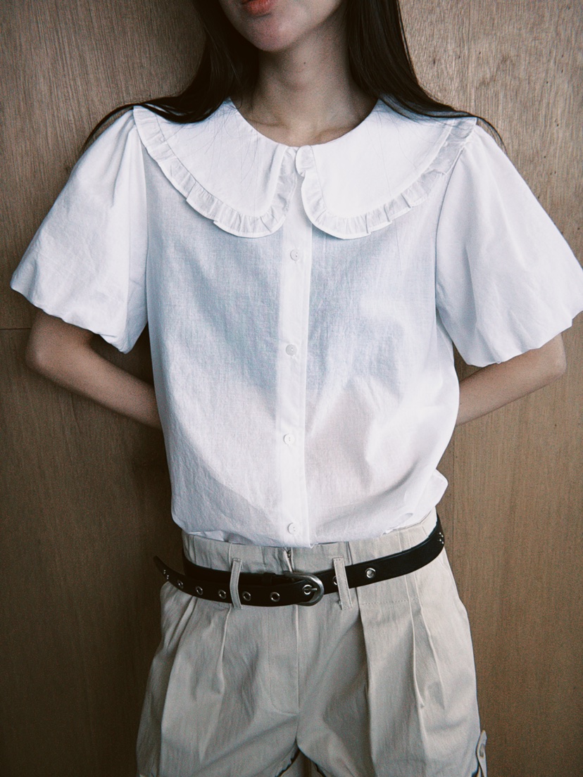 FOSET韓國東大門直郵女裝新款時尚職業人氣推薦襯衫蕾絲衫FOSET襯衫/蕾絲衫