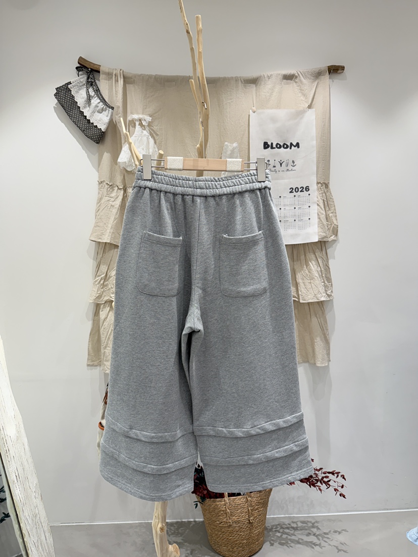 BLOOM韓國直郵女裝新品人氣熱賣26春夏時尚職業休閑褲圓領BLOOM-S休閑褲