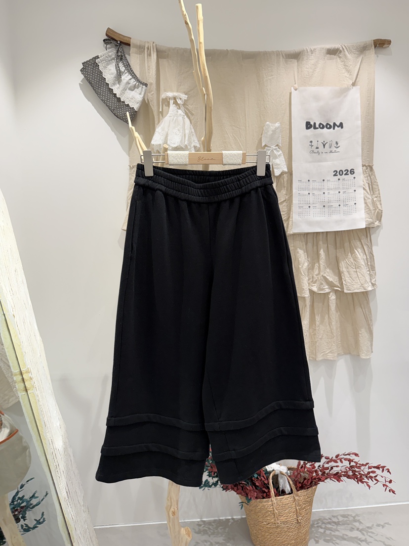 BLOOM韓國直郵女裝新品人氣熱賣26春夏時尚職業休閑褲圓領BLOOM-S休閑褲圖色2