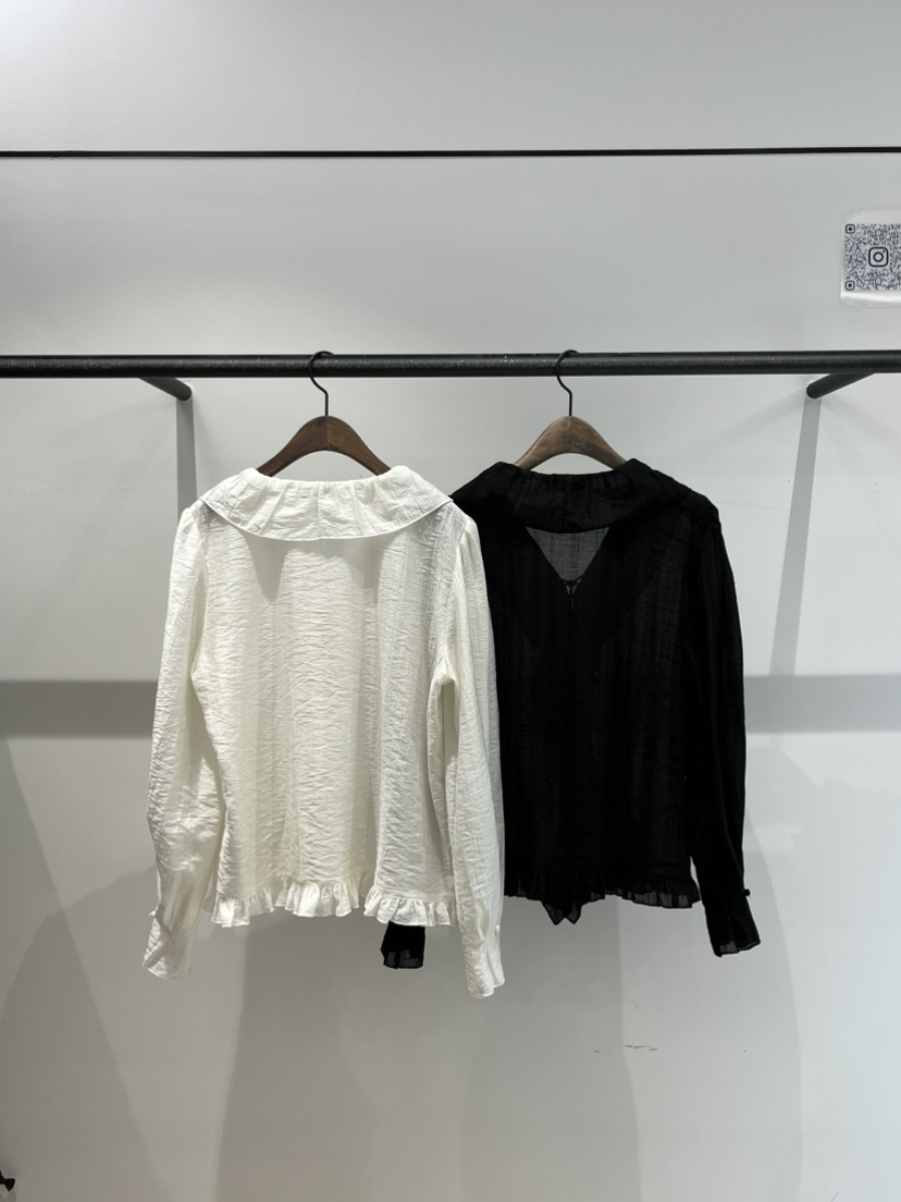 LOVE PULL韓國代購女裝新品職業休閑26春夏襯衫蕾絲衫流蘇LOVE PULL襯衫/蕾絲衫