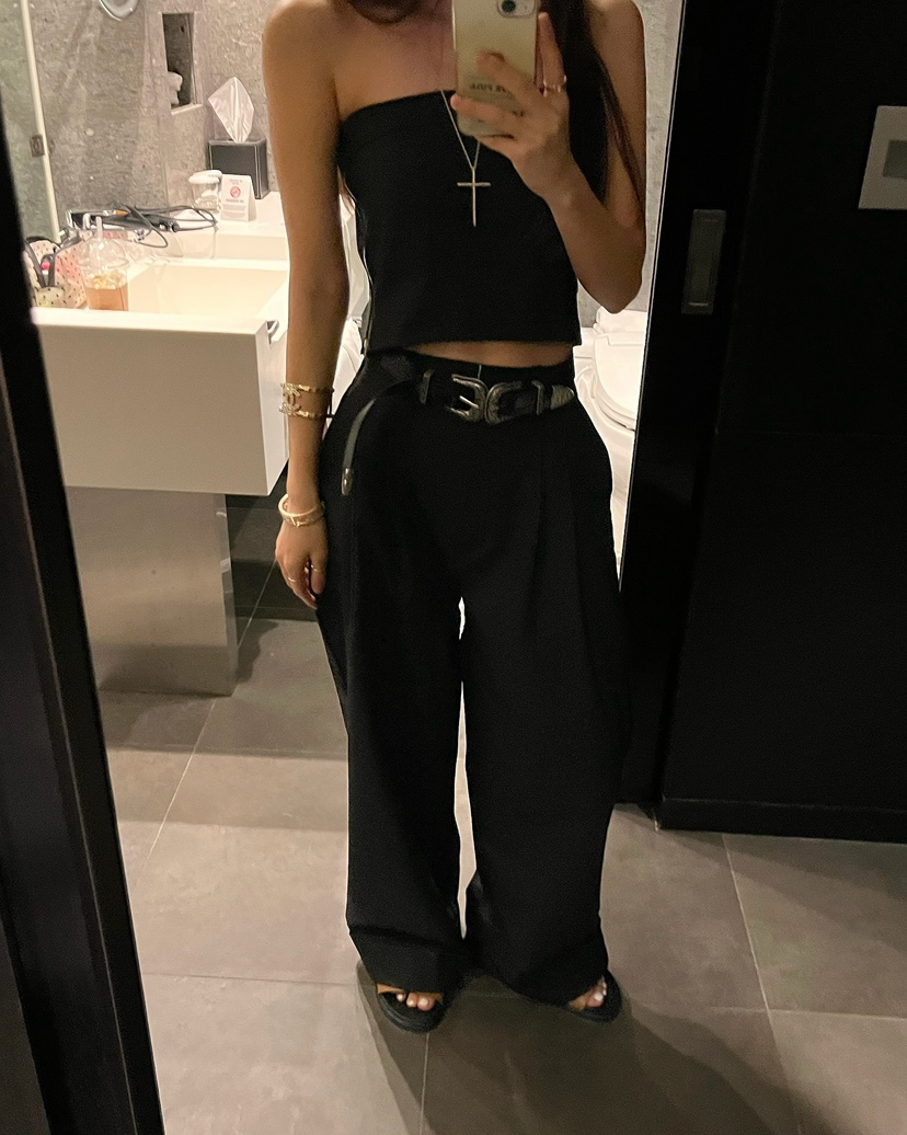 LOVE PULL韓國東大門直郵女士新品熱賣26春夏推薦吊帶背心LOVE PULL吊帶/背心