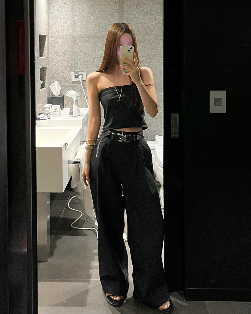 LOVE PULL韓國東大門直郵女士新品熱賣26春夏推薦吊帶背心LOVE PULL吊帶/背心