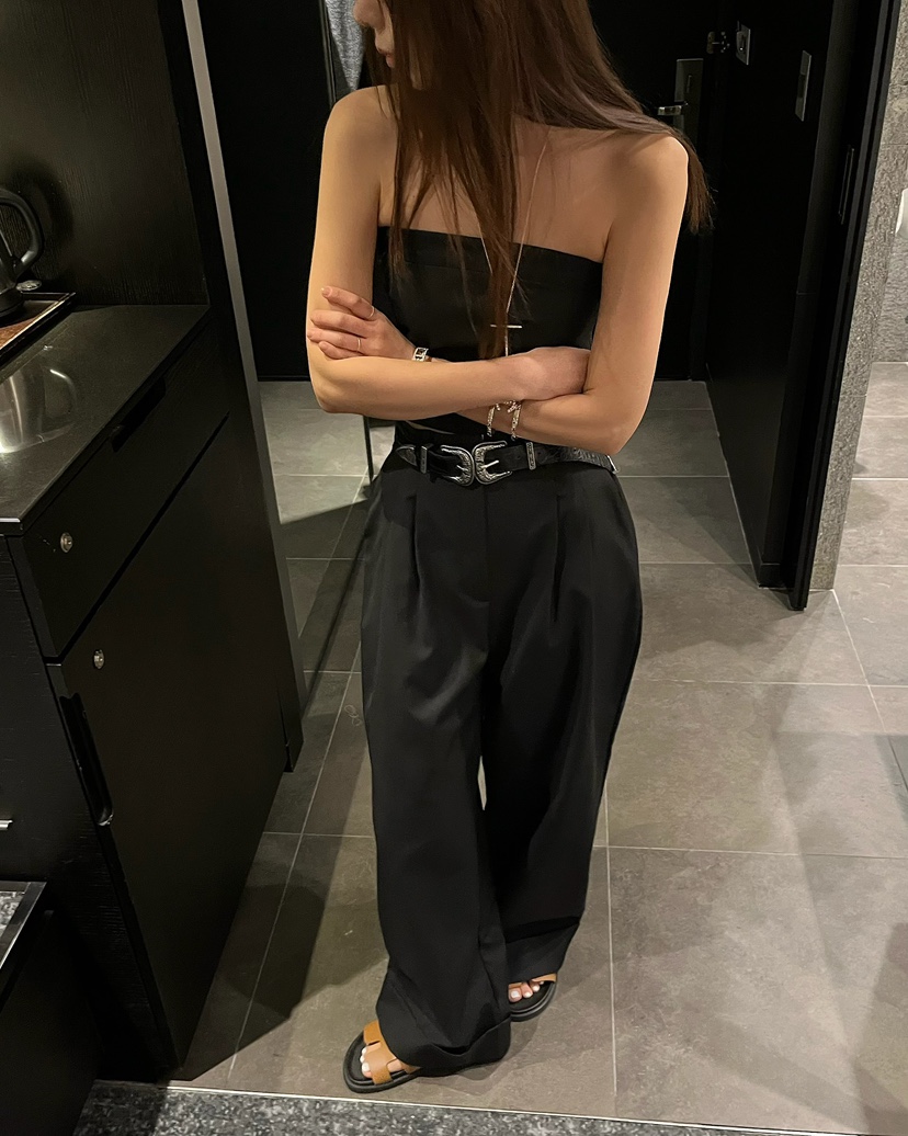 LOVE PULL韓國東大門直郵女士新品熱賣26春夏推薦吊帶背心LOVE PULL吊帶/背心