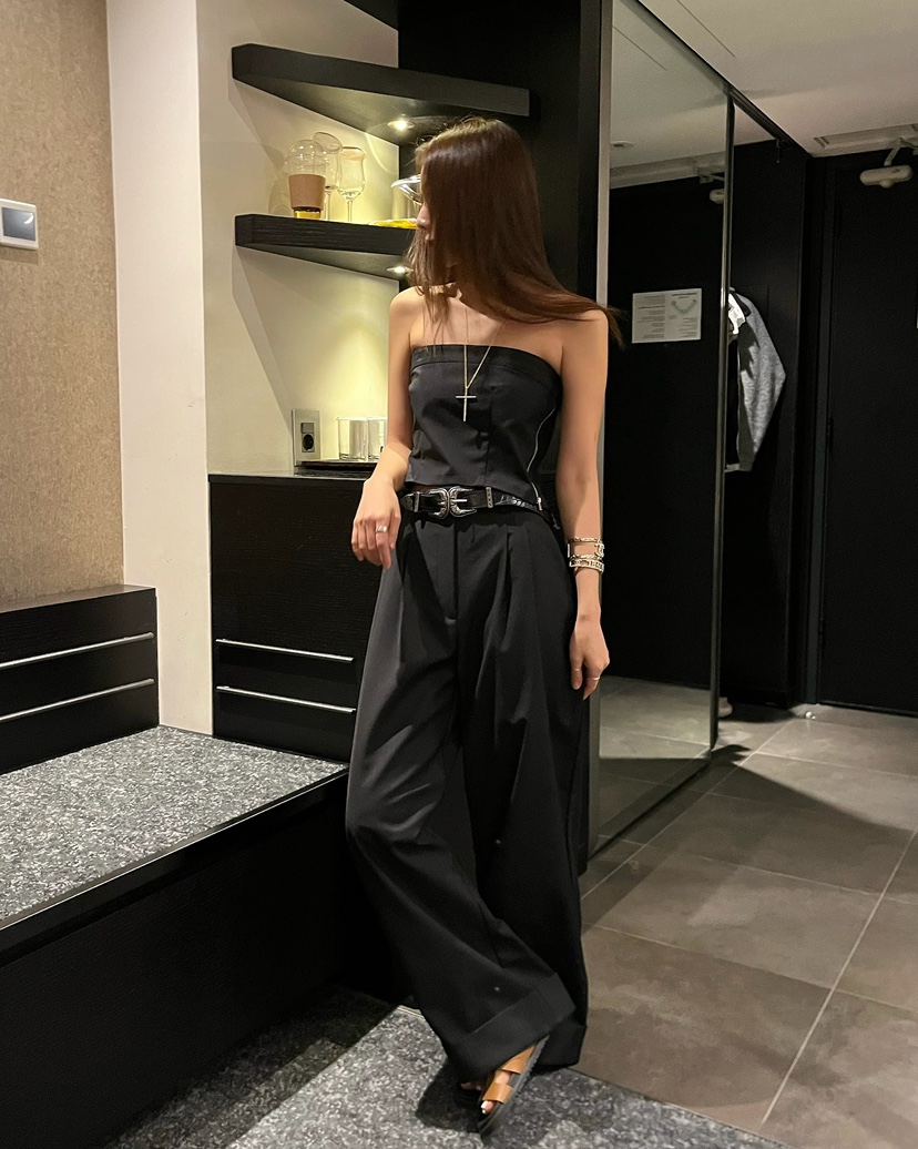 LOVE PULL韓國東大門直郵女士新品熱賣26春夏推薦吊帶背心LOVE PULL吊帶/背心