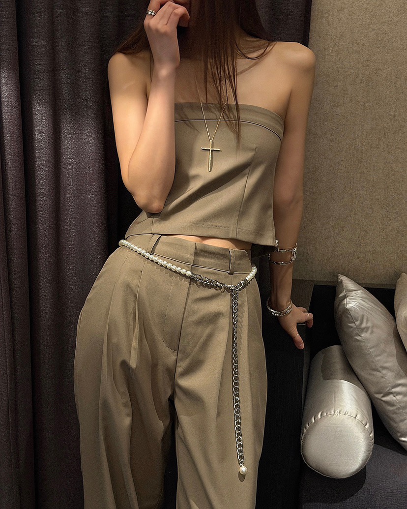 LOVE PULL韓國東大門直郵女士新品熱賣26春夏推薦吊帶背心LOVE PULL吊帶/背心