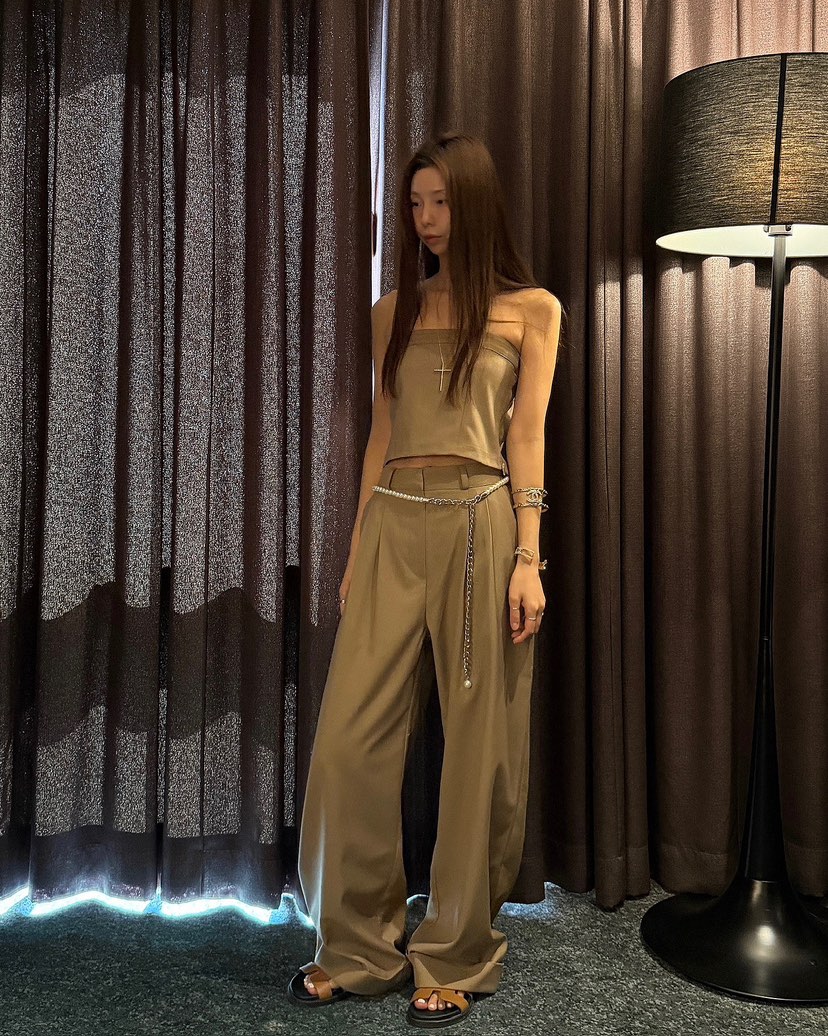 LOVE PULL韓國東大門直郵女士新品熱賣26春夏推薦吊帶背心LOVE PULL吊帶/背心