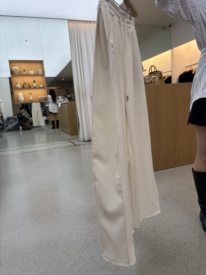 JUJU韓國直郵實拍女士新品休閑時尚熱賣推薦26春夏休閑褲褶裥JUJU休閑褲