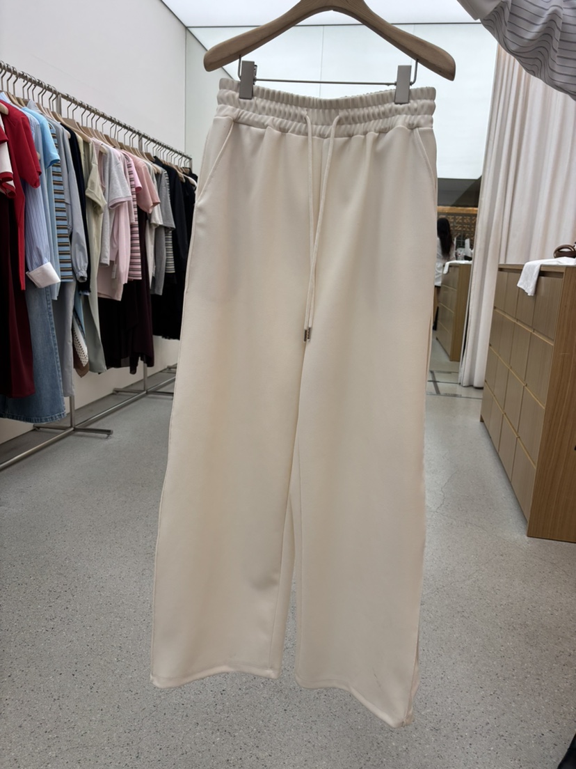 JUJU韓國直郵實拍女士新品休閑時尚熱賣推薦26春夏休閑褲褶裥JUJU休閑褲圖色1