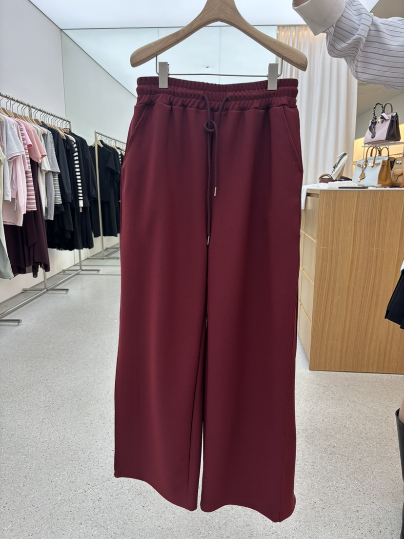 JUJU韓國直郵實拍女士新品休閑時尚熱賣推薦26春夏休閑褲褶裥JUJU休閑褲圖色2