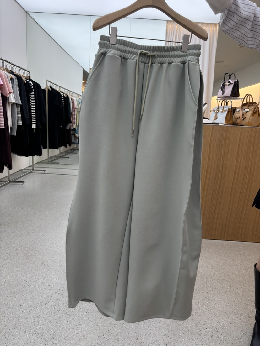 JUJU韓國直郵實拍女士新品休閑時尚熱賣推薦26春夏休閑褲褶裥JUJU休閑褲圖色3