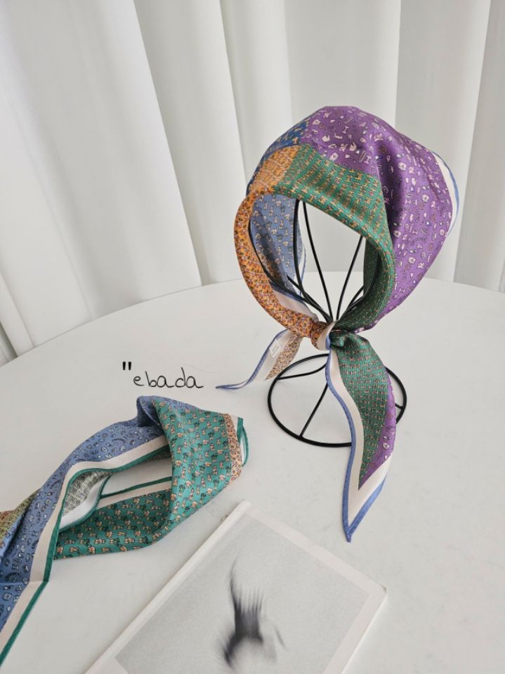 EBADA韓國直郵女裝新品休閑熱賣時尚26春夏人氣圍巾披肩絲綢EBADA圍巾/披肩