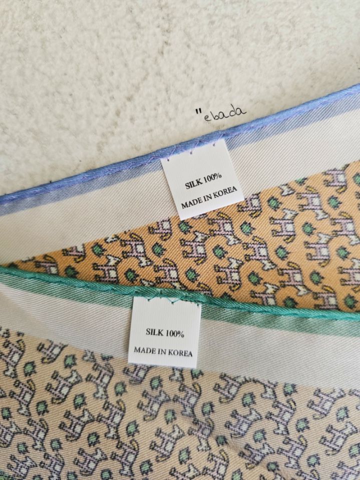 EBADA韓國直郵女裝新品休閑熱賣時尚26春夏人氣圍巾披肩絲綢EBADA圍巾/披肩