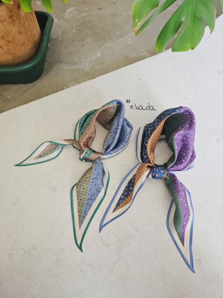 EBADA韓國直郵女裝新品休閑熱賣時尚26春夏人氣圍巾披肩絲綢EBADA圍巾/披肩