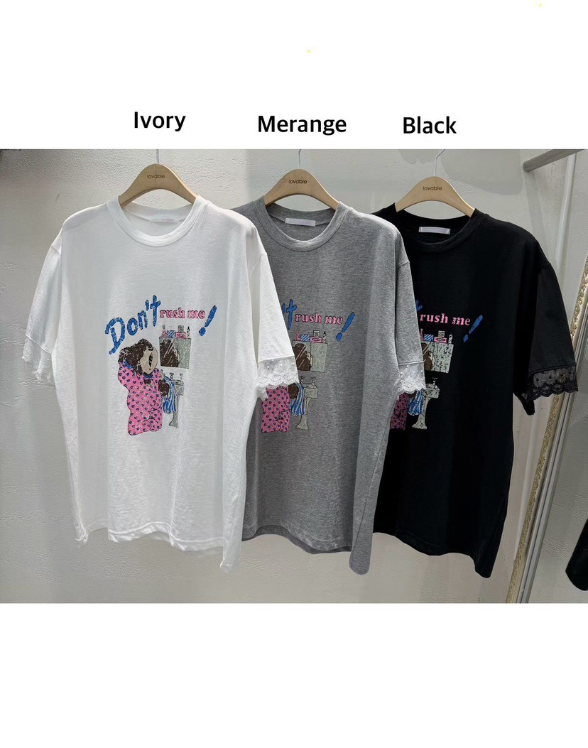 LOVABLE韓國東大門代購女士新款推薦熱賣職業休閑26春夏T恤LOVABLET恤