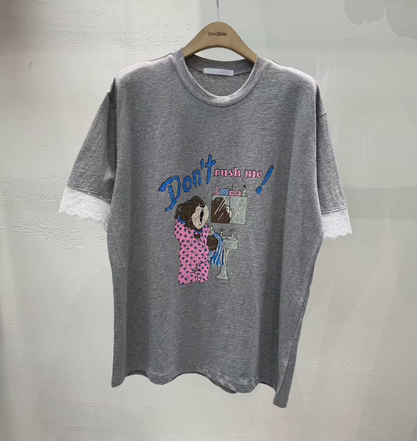 LOVABLE韓國東大門代購女士新款推薦熱賣職業休閑26春夏T恤LOVABLET恤圖色2