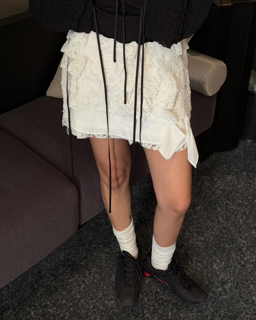 LOVE PULL韓國東大門直郵女士新品熱賣休閑時尚26春夏短裙LOVE PULL短裙