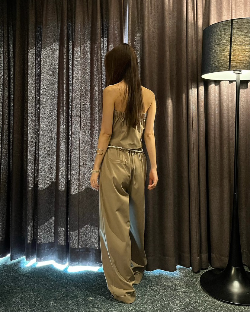 LOVE PULL韓國東大門代購女裝新品人氣時尚職業休閑休閑褲LOVE PULL休閑褲