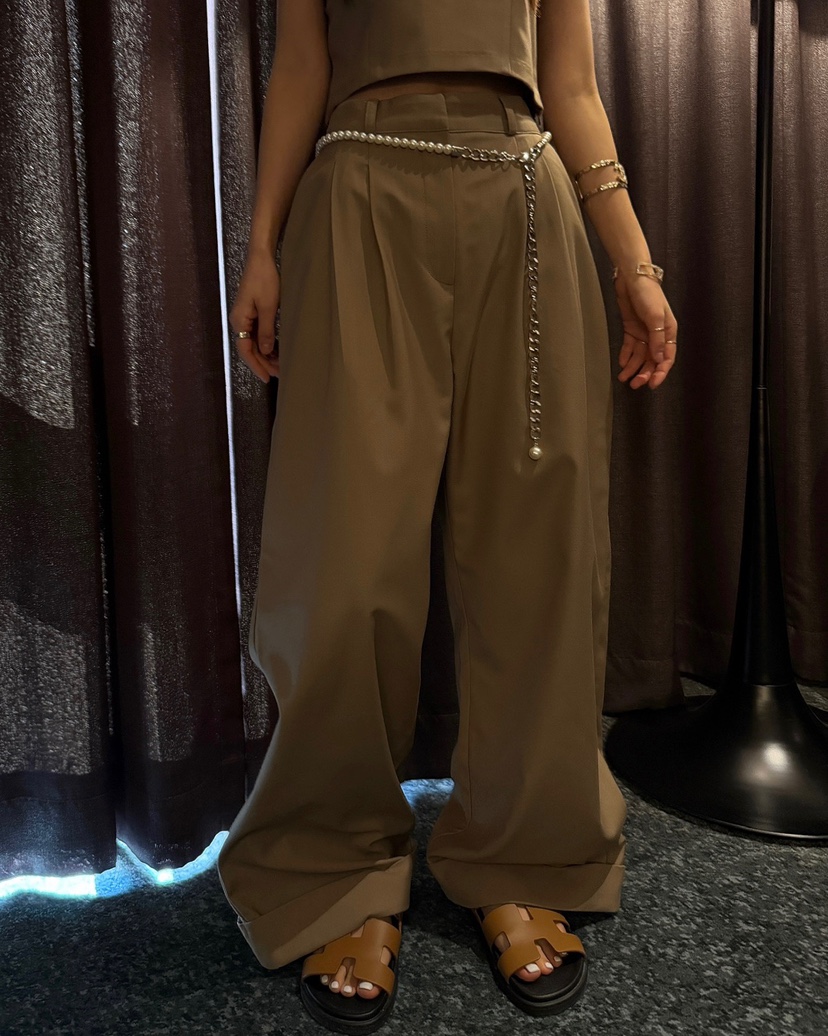 LOVE PULL韓國東大門代購女裝新品人氣時尚職業休閑休閑褲LOVE PULL休閑褲