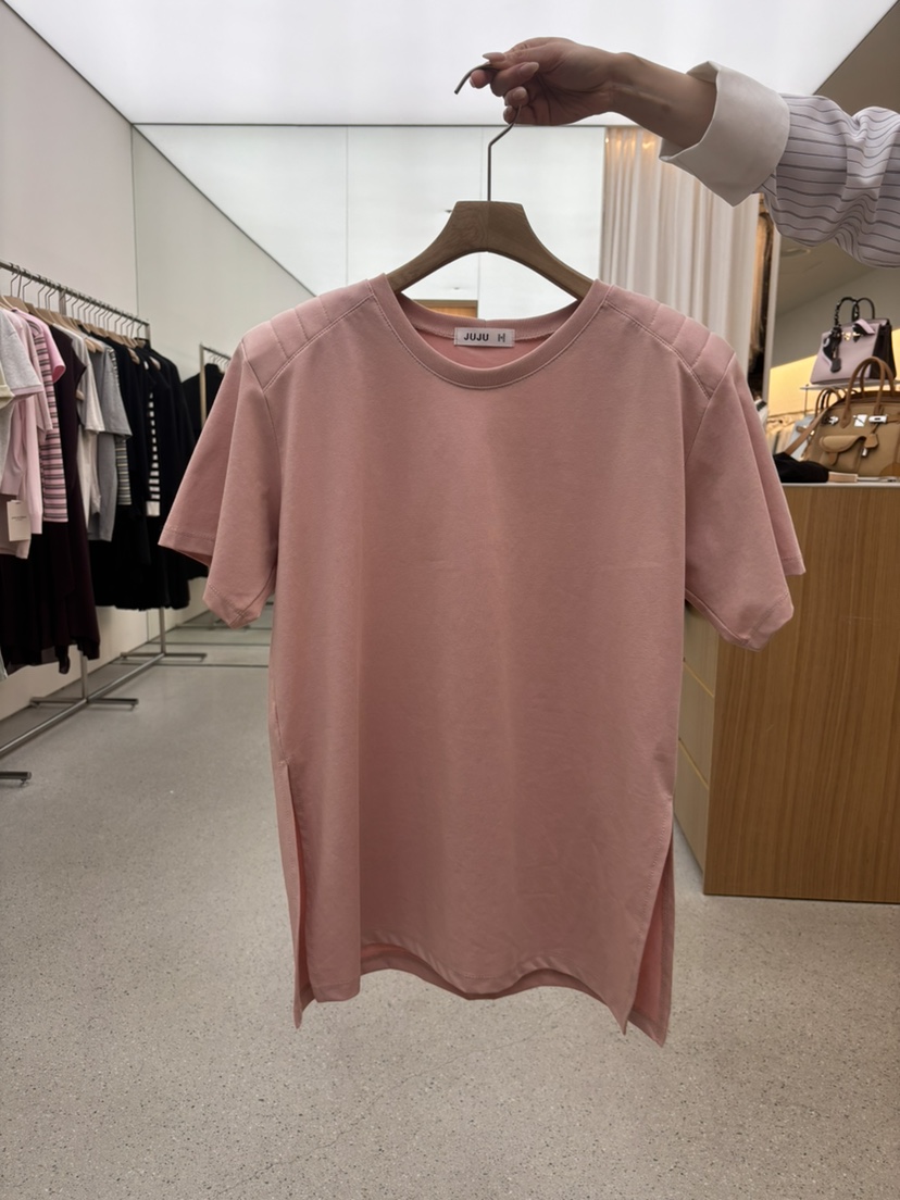 JUJU韓國東大門直郵女士新款推薦時尚職業熱賣人氣26春夏T恤JUJUT恤圖色3