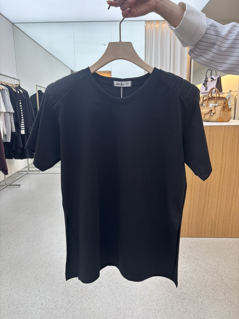 JUJU韓國東大門直郵女士新款推薦時尚職業熱賣人氣26春夏T恤JUJUT恤圖色4