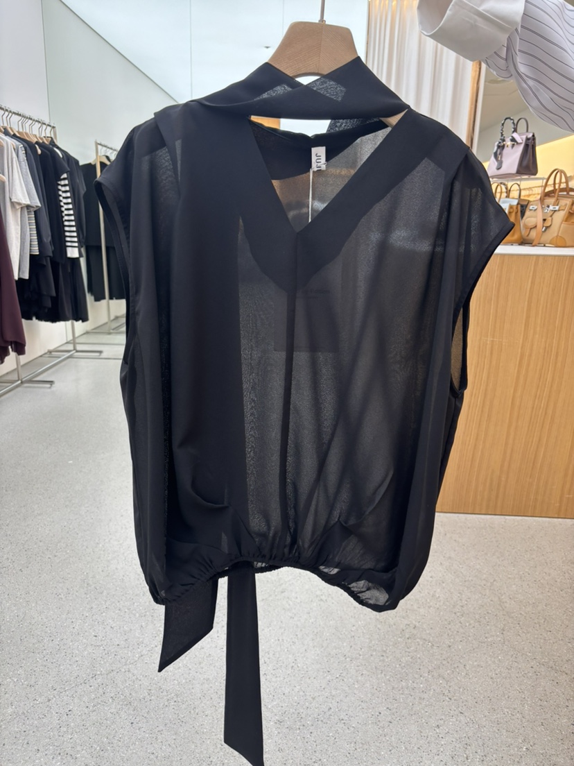 JUJU韓國代購女士新品推薦職業熱賣休閑襯衫蕾絲衫含脖帶JUJU襯衫/蕾絲衫圖色4