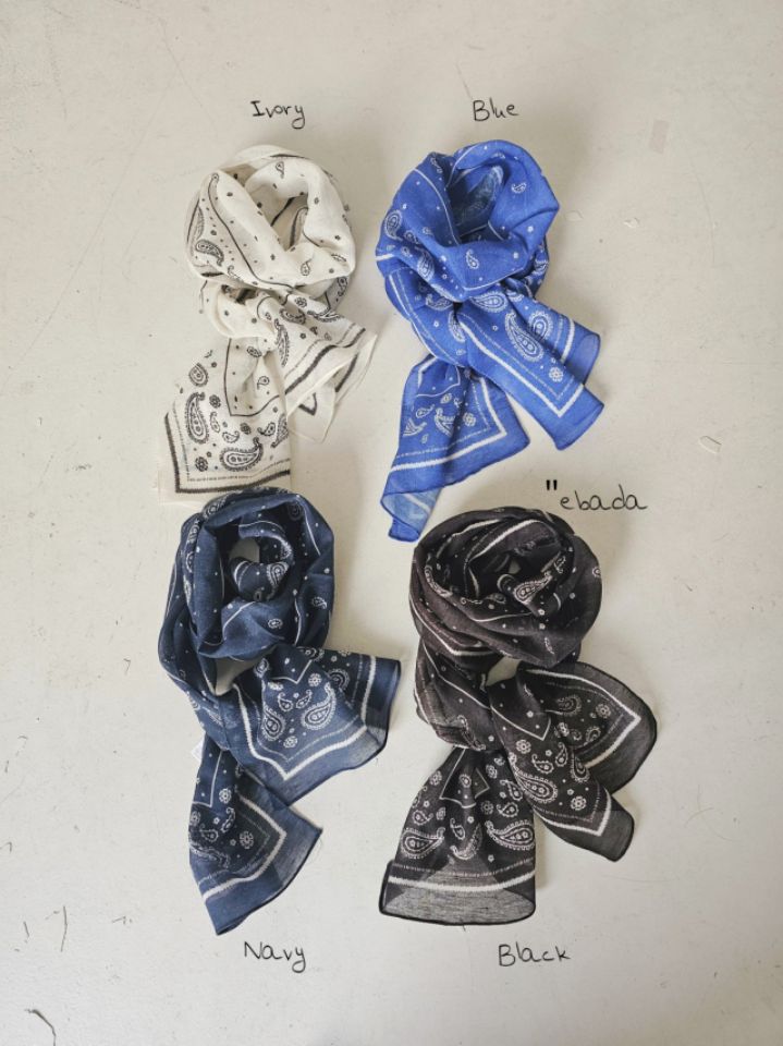 EBADA韓國直郵實拍女士新品休閑人氣職業26春夏圍巾披肩亞麻絨EBADA圍巾/披肩